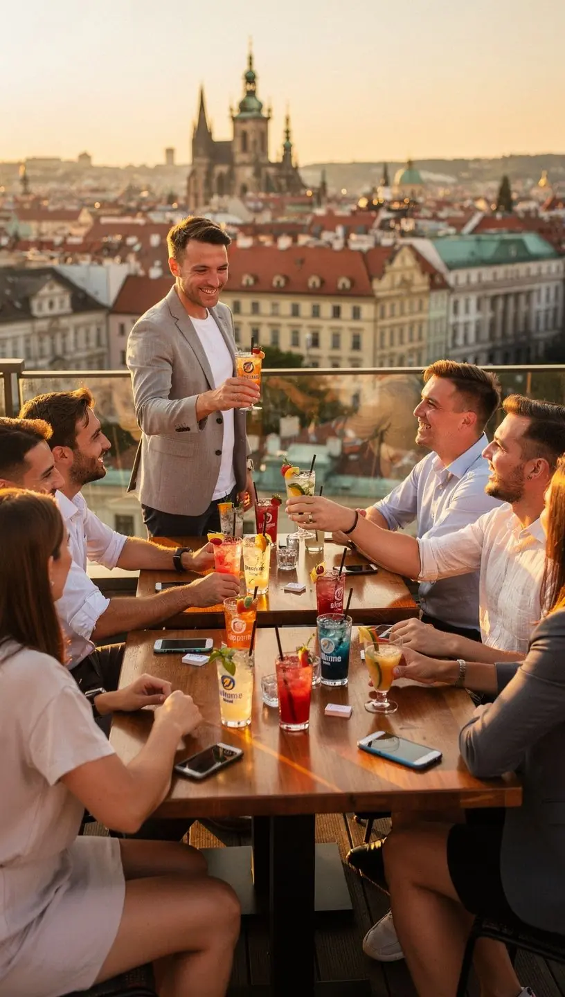 Pohled na kreativní design reklamního hrnku s unikátním potiskem.